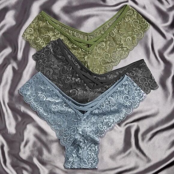 Floral Lace Underwear Panty Set - Picture 6 of 9